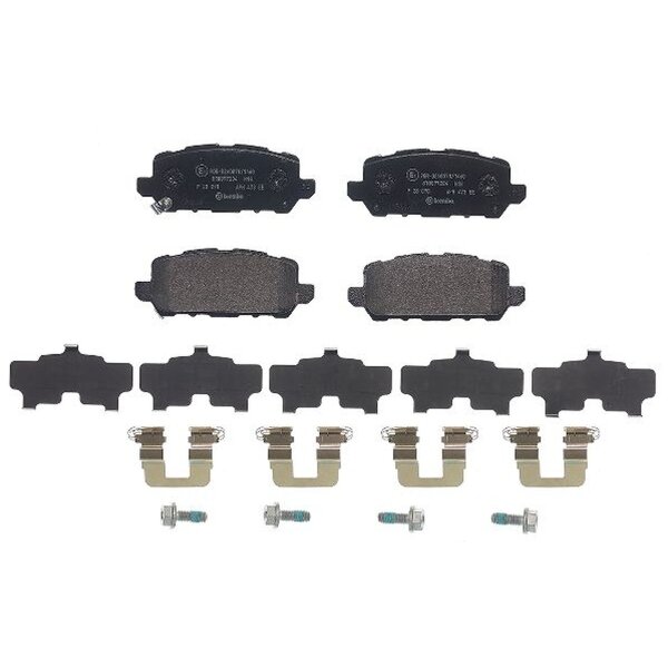 Bremsbelagsatz Scheibenbremse 17 mm BREMBO für u.a. HONDA HR-V