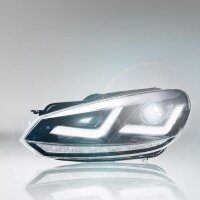 Headlight set LED OSRAM LEDriving XENARC chrome for Golf VI +70% brighter
