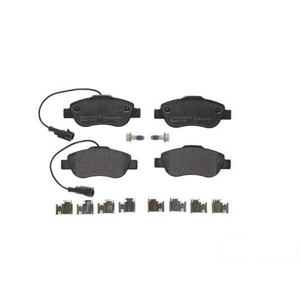 Brake pad set disc brake 18 mm BREMBO suitable for e.g. FIAT 500