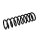 Suspension Spring Rear Axle Coil Spring Ø 12.5 mm EIBACH for BMW 7 Series