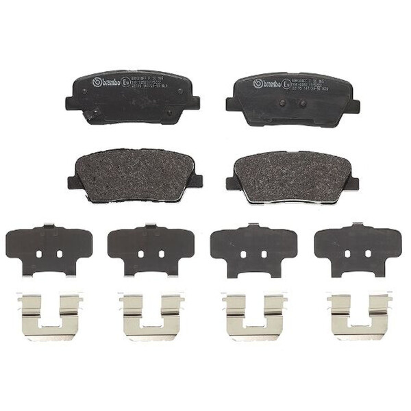 Bremsbelagsatz Scheibenbremse 16 mm BREMBO für u.a. HYUNDAI SANTA