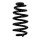 Suspension spring rear axle Ø 15.5 mm 284 mm EIBACH for SEAT EXEO ST