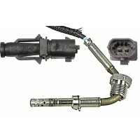 Exhaust gas temperature sensor before soot particle...