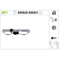 Window lifter rear left electric VALEO for BMW X3 (E83)