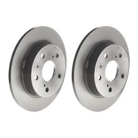 2 brake discs full Ø 259 mm 9 mm coated BREMBO for...
