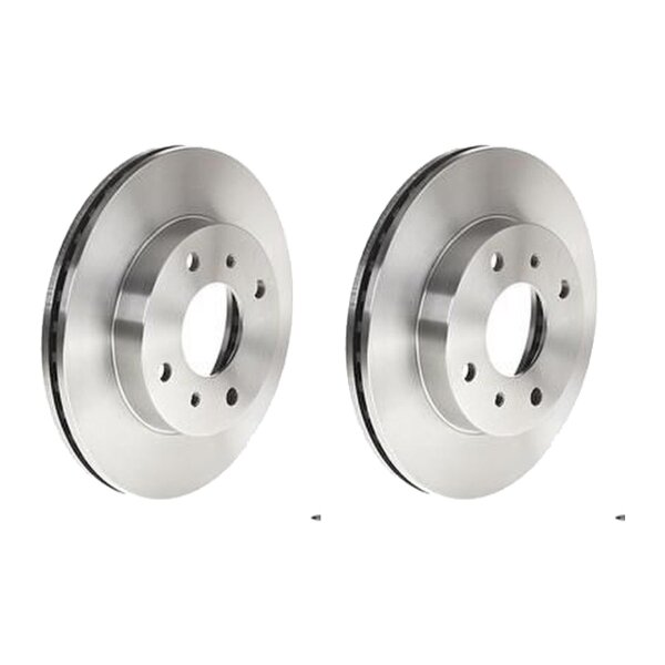 2 brake discs ventilated Ø 257 mm 22 mm BREMBO for NISSAN PRIMERA and others