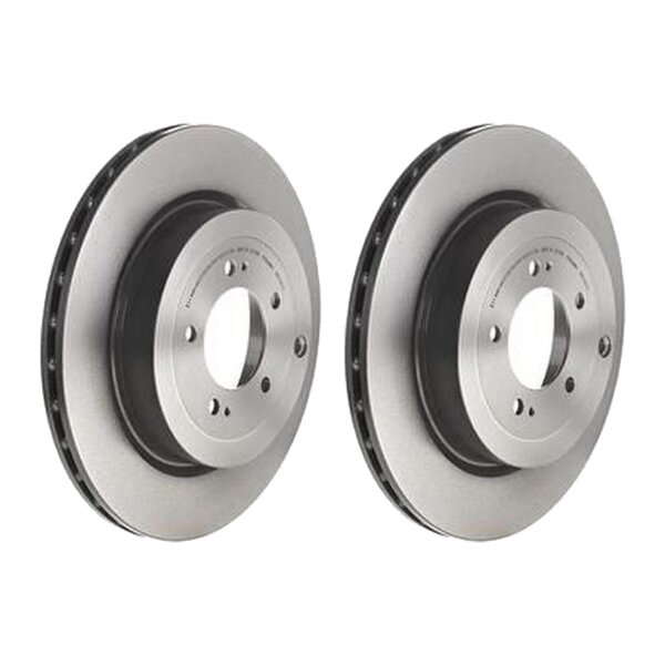 2 brake discs ventilated Ø 330 mm 22 mm BREMBO for MITSUBISHI LANCER