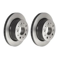 2 brake discs ventilated Ø 300 mm 22 mm BREMBO for...