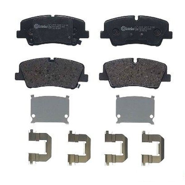 Bremsbelagsatz Scheibenbremse 18 mm BREMBO für u.a. HYUNDAI H350