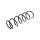 Suspension Spring Front Axle Coil Spring TRISCAN for NISSAN NOTE