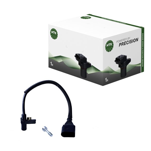 Pulse generator crankshaft 3-pole with cable NTK for e.g. VW GOLF V