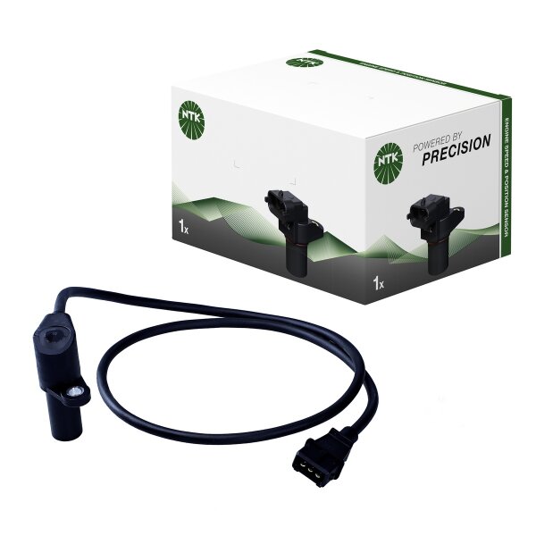 Pulse generator crankshaft 3-pole with cable NTK for e.g. OPEL CORSA B