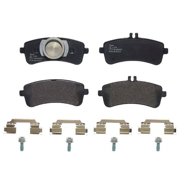 Brake pad set disc brake 18 mm BREMBO for e.g. MERCEDES-BENZ SL