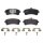 Brake pad set disc brake 18 mm BREMBO for e.g. MERCEDES-BENZ SL
