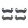 Brake pad set disc brake 8 mm Ligier BREMBO for e.g. LIGIER NOVA