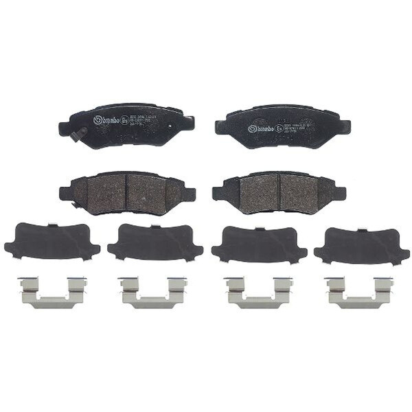 Bremsbelagsatz Scheibenbremse 17 mm BREMBO für u.a. CADILLAC CTS