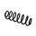 Suspension Spring rear axle coil spring Ø 11.5 mm EIBACH for e.g. VW GOLF