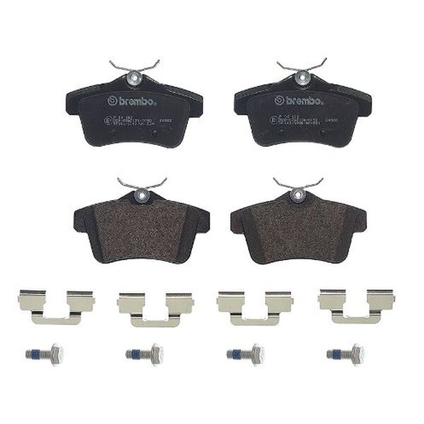 Brake pad set disc brake 16 mm BREMBO suitable for e.g. CITROËN C4