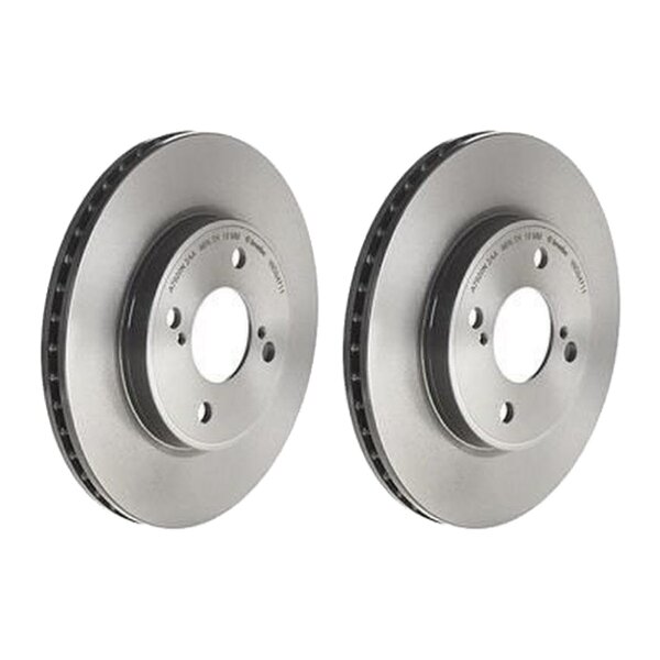 2 brake discs ventilated Ø 252 mm 20 mm BREMBO for SUZUKI SWIFT and others