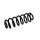 Suspension Spring rear axle coil spring Ø 12.2 mm EIBACH for e.g. AUDI A3