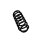 Suspension Spring rear axle coil spring Ø 12.2 mm EIBACH for e.g. AUDI A3
