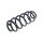 Suspension Spring rear axle coil spring TRISCAN for e.g. AUDI A5