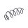 Suspension Spring Front Axle Coil Spring TRISCAN for PEUGEOT 2008