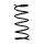 Suspension spring front axle Ø 12.5 mm 384 mm EIBACH for e.g. CITROËN BERLINGO