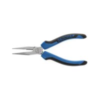 Flat round nose pliers 140 mm 2K handle GEDORE 8132-140 JC