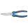 Flat round nose pliers 160 mm 2K handle GEDORE 8132 AB-160 JC