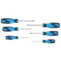 3K screwdriver set 6 pieces PH+PZ 0-1-2 GEDORE BLUE