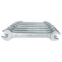 Double Fork WrenchSet 8-piece chrome plated GEDORE...