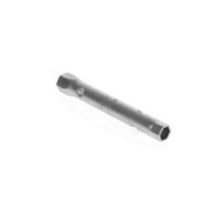 Double socket wrench, hollow shaft, hexagonal 13x17 mm...