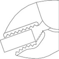 Vise-grip Pliers 45 mm chrome-plated steel 260 mm GEDORE Tool Expertise