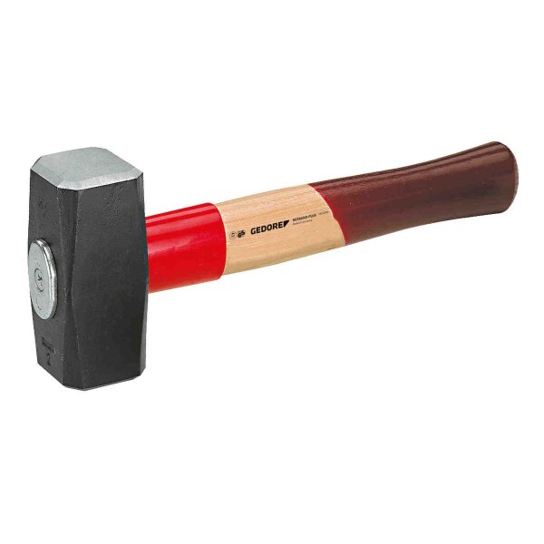Fäustel ROTBAND-PLUS mit Hickorystiel, 1500 g GEDORE 620 H-1500