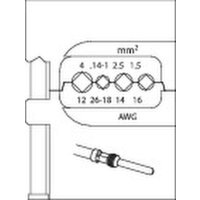 Modul-Einsatz für schwere Steckverbinder 0,14-4mm...