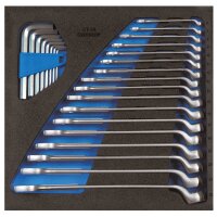 Ring spanner set in check tool module GEDORE 1500 CT2-1 B