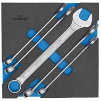 Ring spanner set in GEDORE 1500 CT2-7-32 check tool module