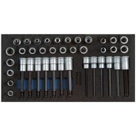 Satz Schraubendrehereinsätze 3/8 in Check-Tool-Modul...