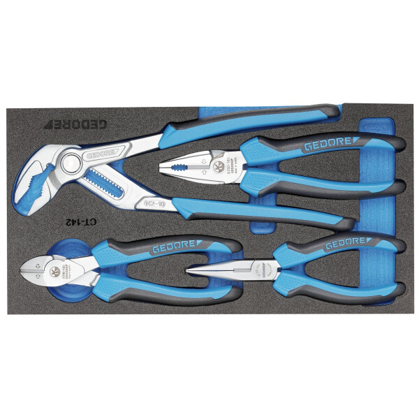 Pliers Set 310 mm 4-piece GEDORE precision tools Quality expertise