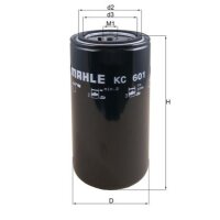 Kraftstofffilter anschraubbar Ø 93 mm MAHLE...