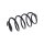 Suspension Spring Front Axle Coil Spring TRISCAN for FORD MONDEO and others