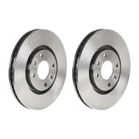 2 brake discs ventilated Ø 283 mm 26 mm BREMBO for...