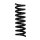 Suspension spring rear axle Ø 14.8 mm 318 mm EIBACH for MB C-CLASS