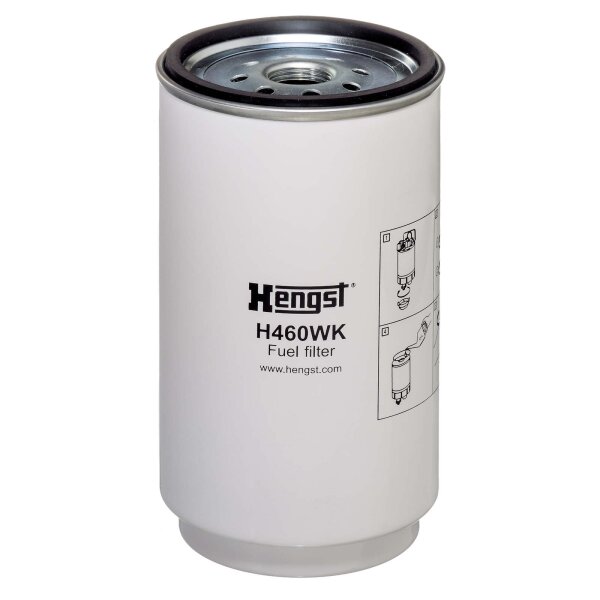 Fuel filter screw-on filter HENGST for VOLVO