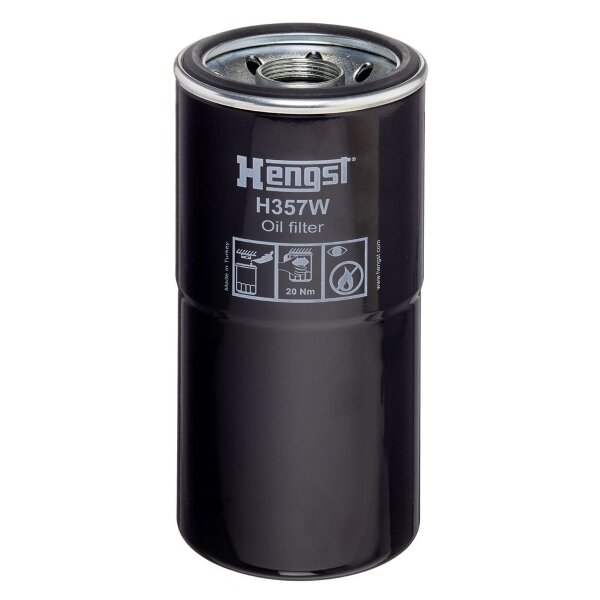 Screw-on oil filter Ø111mm Ø118mm HENGST FILTER for DAEWOO and others