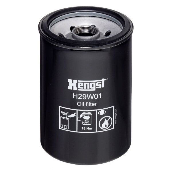 Screw-on oil filter Ø92mm Ø108mm HENGST FILTER for JCB and others