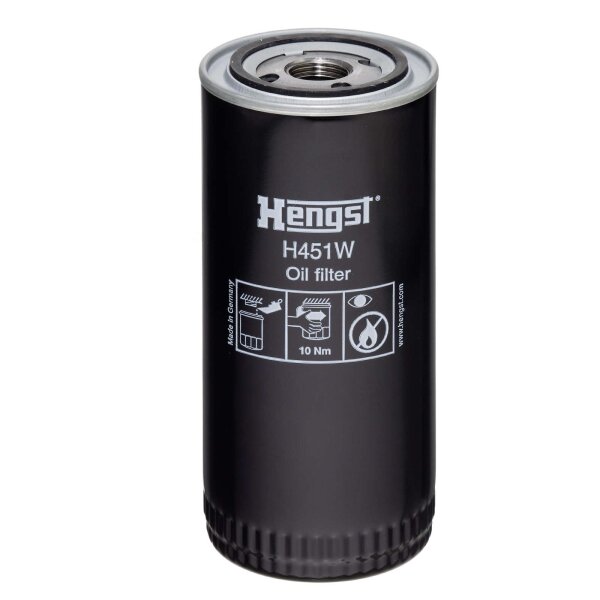 Oil filter screw-on filter HENGST for VOLVO ABG INGERSOLL-RAND SULLAIR DOOSAN