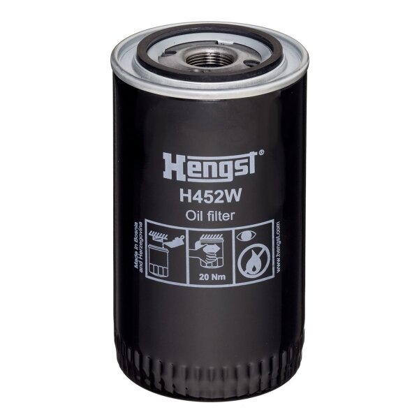 Ölfilter anschraubbar Ø62mm Ø93mm HENGST FILTER für u.a. VALTRA