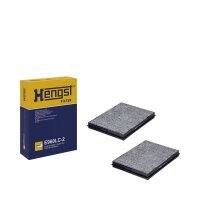 Cabin air filter activated carbon 274-204mm 30mm HENGST...